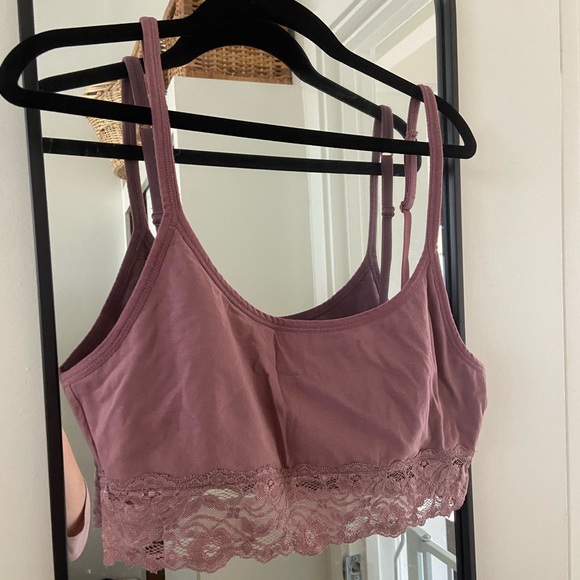 PACT comfy purple bra - Picture 1 of 3